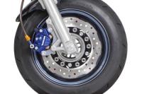 アルミビレット2POTキャリパーフロントセット(ブルー)