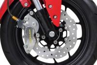 アルミビレット4POTキャリパーフロントセット(シルバー)