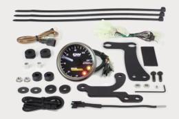 Φ48スモールDNタコメーターキット12500RPM(レブインジケーター付)