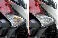メッキオレンジバルブ/12V 10W(G18 BAU15S)(1個入り)※角度ピン