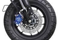 アルミビレット2POTキャリパーフロントセット(ブルー)