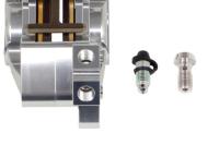 アルミビレット4POTキャリパー(左用　シルバー)