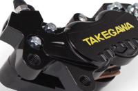 アルミビレット4POTキャリパー(左用　ブラック)