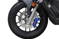 アルミビレット4POTキャリパー(左用　ブルー)