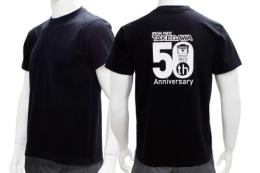 50周年記念Tシャツ(Cデザイン)ブラック/Sサイズ