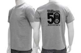 50周年記念Tシャツ(Cデザイン)グレー/Lサイズ